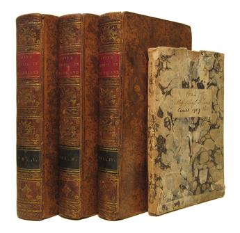 COXE, WILLIAM. Travels in Switzerland, and in the Country of the Grisons . . . Second Edition. 3 vols. 1791 + map